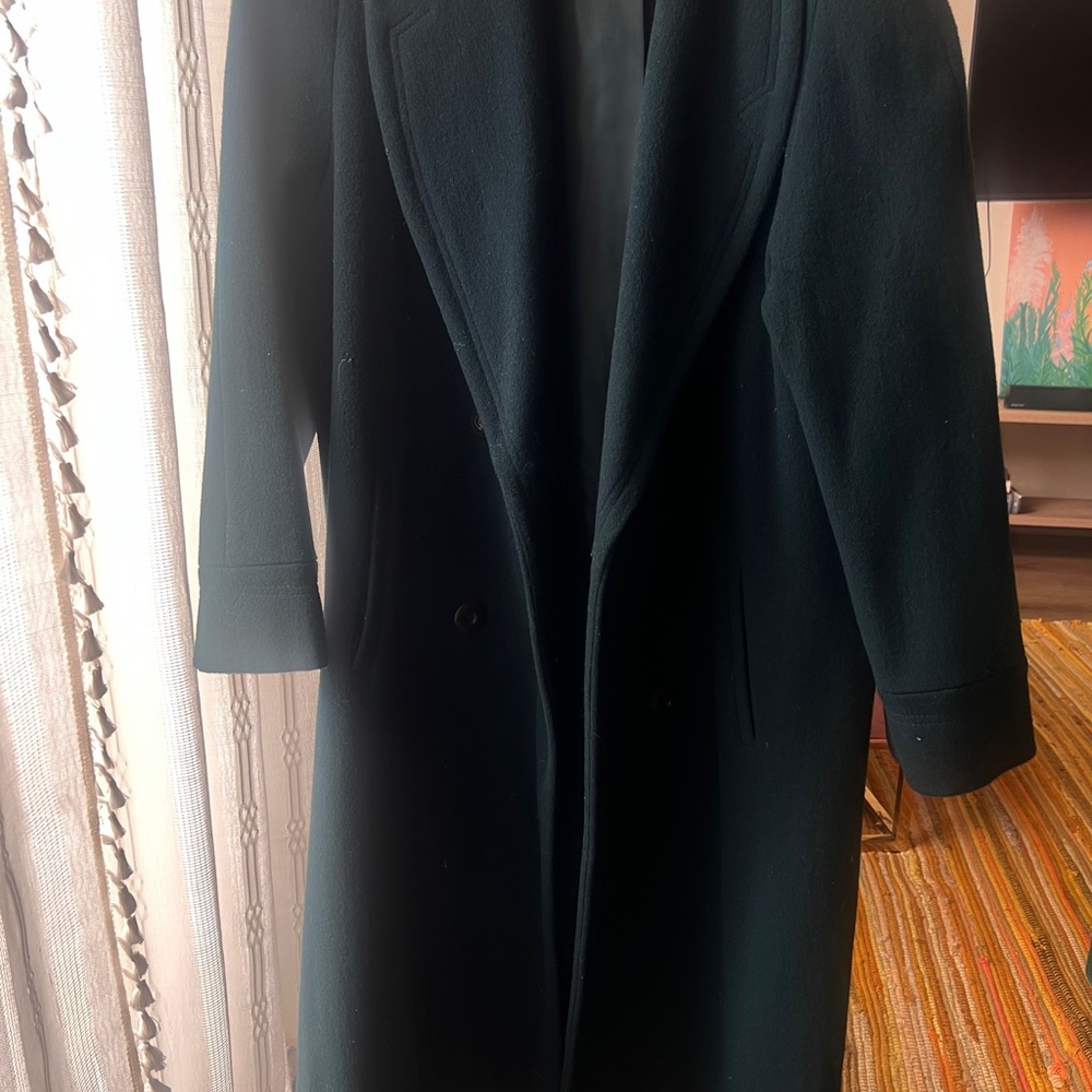Sophisticated Women's Dark Green Trench Coat